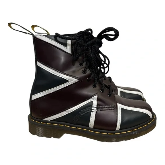 NEW Dr. Martens 1460 Pascal Brit 8 Eye lace Up Boots Size 11 - Picture 2 of 9